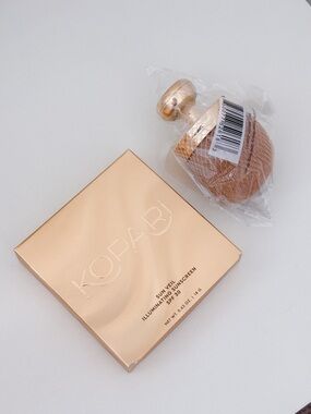 KOPARI Sun Veil Illuminating Sunscreen SPF 30 (Compact & Brush bundle)